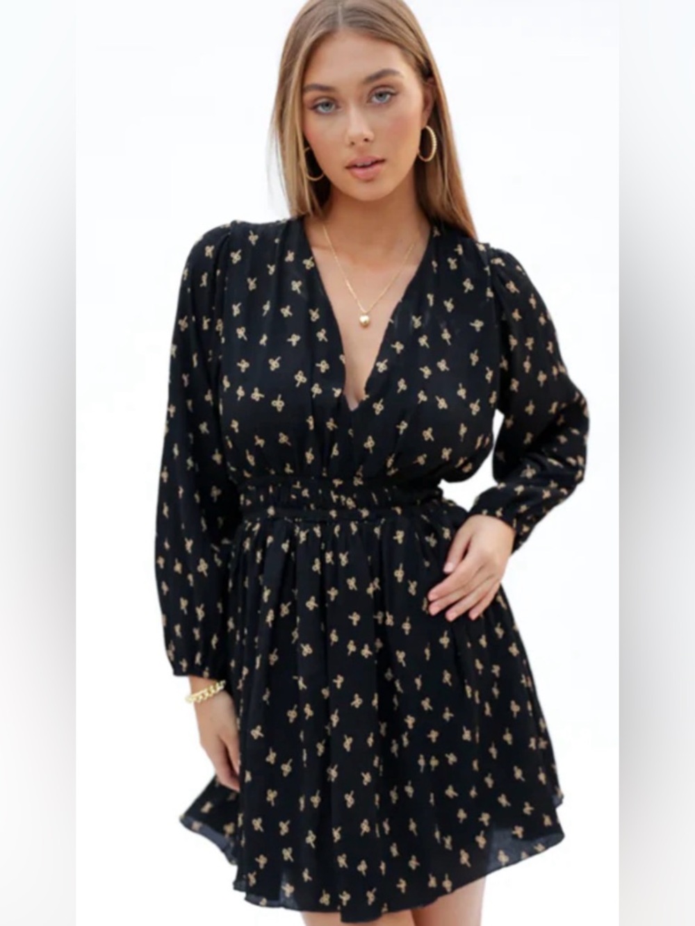 NWT Bishop and Young Sonota dress in clover print XS